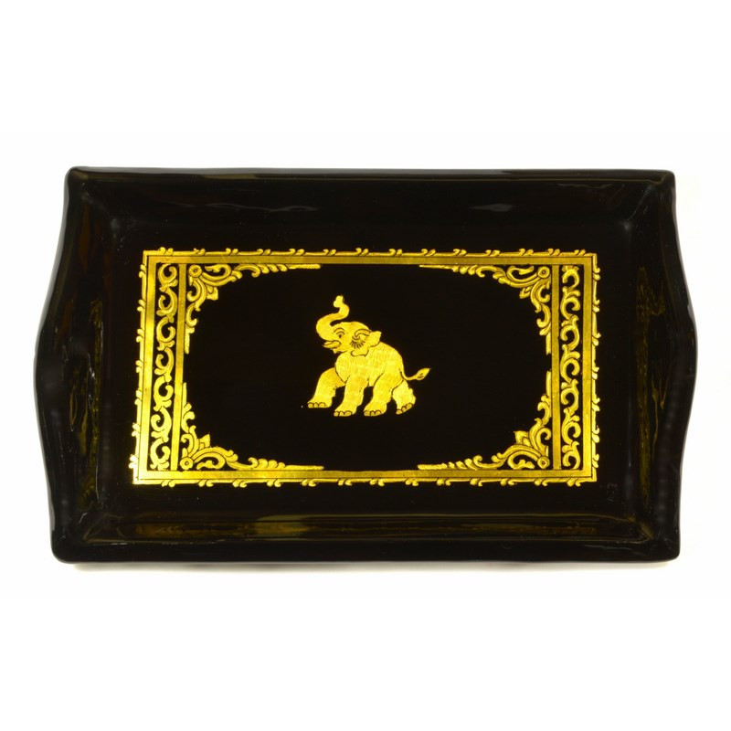 BURMESE SINGLE ELEPHANT tray
