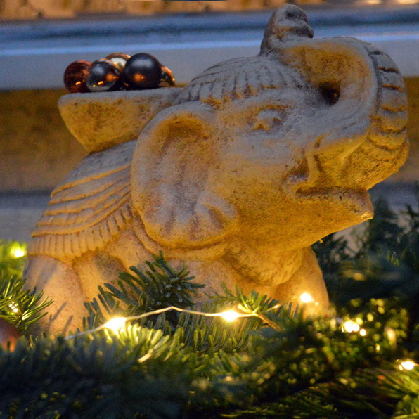 bali elephant light outdoor weihnachtsdeko mit Lichterkette